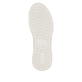 Weiße Rieker Damen Sneaker Low N6410-80 mit Rieker Air Sohlenfenster. Schuh Laufsohle.