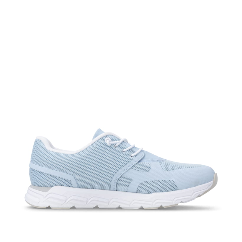 Blaue Rieker Sport Damen Sneaker Low M9000-10. Schuh Innenseite.