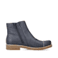 Marineblaue Rieker Damen Kurzstiefel 73571-14 mit einer robusten Profilsohle. Schuh Innenseite