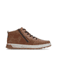 Braune Rieker Herren Sneaker High 37006-25 mit Reißverschluss sowie Extraweite H. Schuh Innenseite.