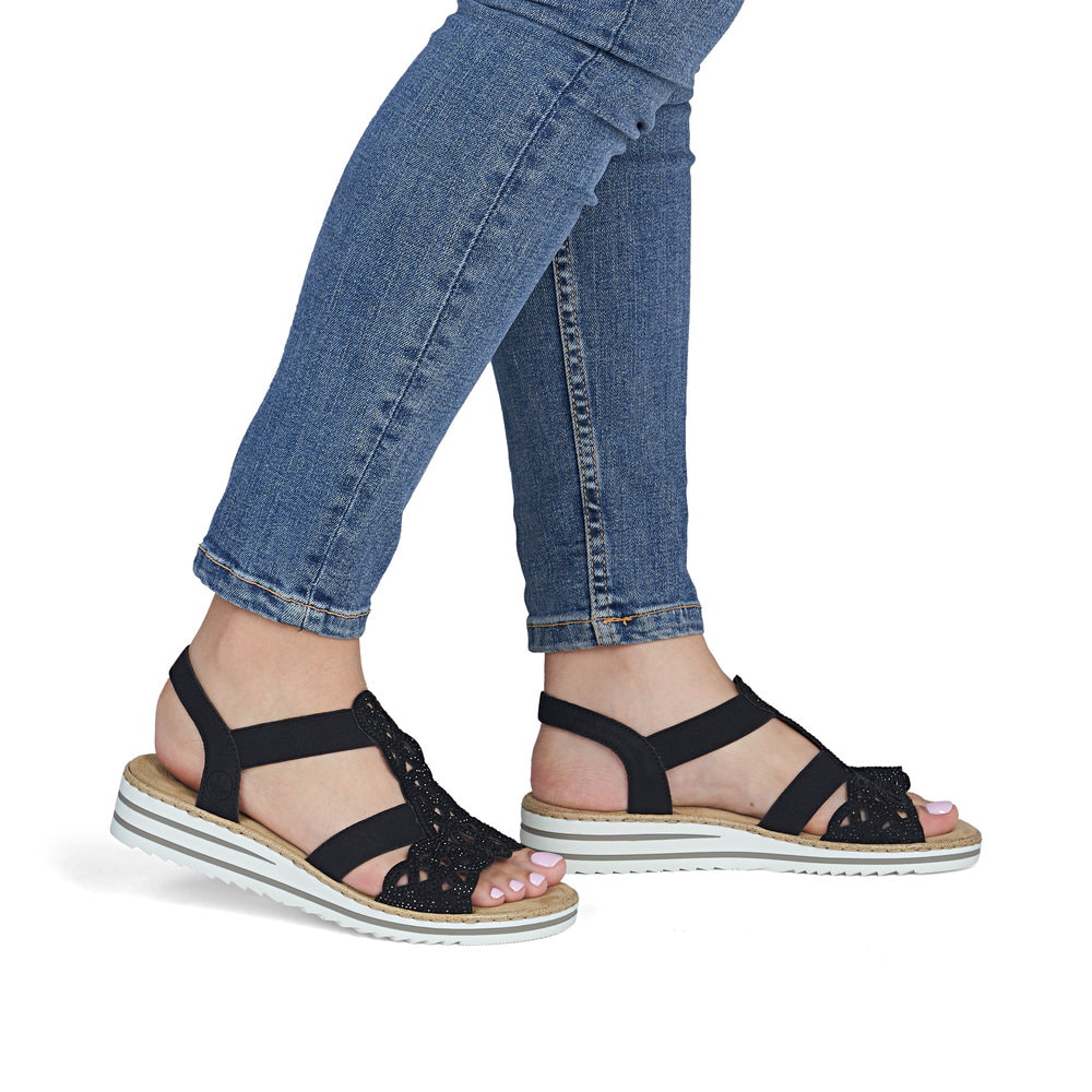 Rieker Damen Sandalen Groe 43