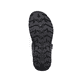 Schwarze Rieker Herren Trekkingsandalen 26952-00 mit einem Klettverschluss. Schuh Laufsohle.