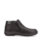 Dunkelbraune Rieker Herren Slipper 05152-25 mit einer schockabsorbierenden Sohle. Schuh Innenseite