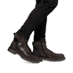 Schwarze Rieker Herren Schnürstiefel 32205-25 mit wasserabweisender TEX-Membran. Schuh am Fuß.