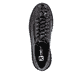 Dunkelbraune Rieker Damen Sneaker Low N2555-25 mit einem Reißverschluss. Schuh von oben.
