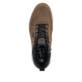 Dunkelbraun-schwarze Rieker Herren Sneaker High B5501-22 aus Rauleder. Schuh von oben.