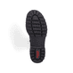 
Asphaltschwarze Rieker Damen Kurzstiefel 75650-00 mit einer schockabsorbierenden Sohle. Schuh Laufsohle