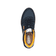 Blaue Rieker Herren Sneaker Low 07002-14 mit super leichter und flexibler Sohle. Schuh von oben.