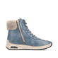 Blaubeige Rieker Damen Schnürstiefel 44530-14 mit Rieker Air Sohlenfenster. Schuh Innenseite.