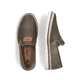 Grüne Rieker Herren Slipper B2366-54 mit einem Gummizug sowie Komfortweite G 1/2. Schuh von oben, liegend.