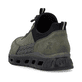 Baskets basses Rieker vertes pour femme M6058-54 avec bande élastique. Chaussure vue de dessus.