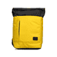 Sac à dos Rieker H5101-68 jaune avec fermeture éclair, compartiment rembourré pour ordinateur portable et bretelles ajustable. Devant.