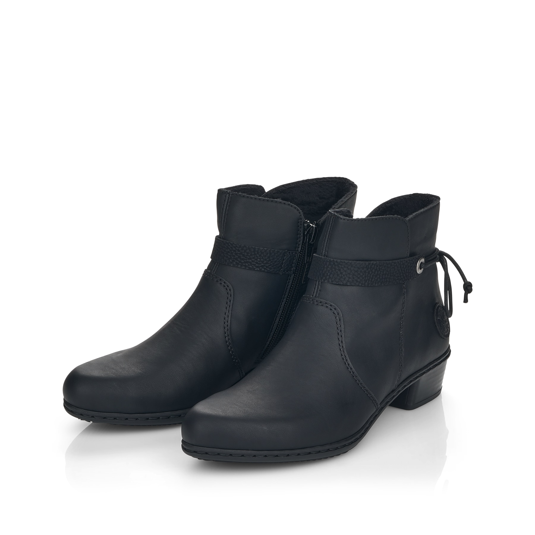 Rieker Dames Y0754 Westernboot, zwart, 42 EU, zwart, 42 EU
