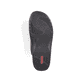 Braune Rieker Herren Pantoletten 25590-25 mit einem Klettverschluss. Schuh Laufsohle.