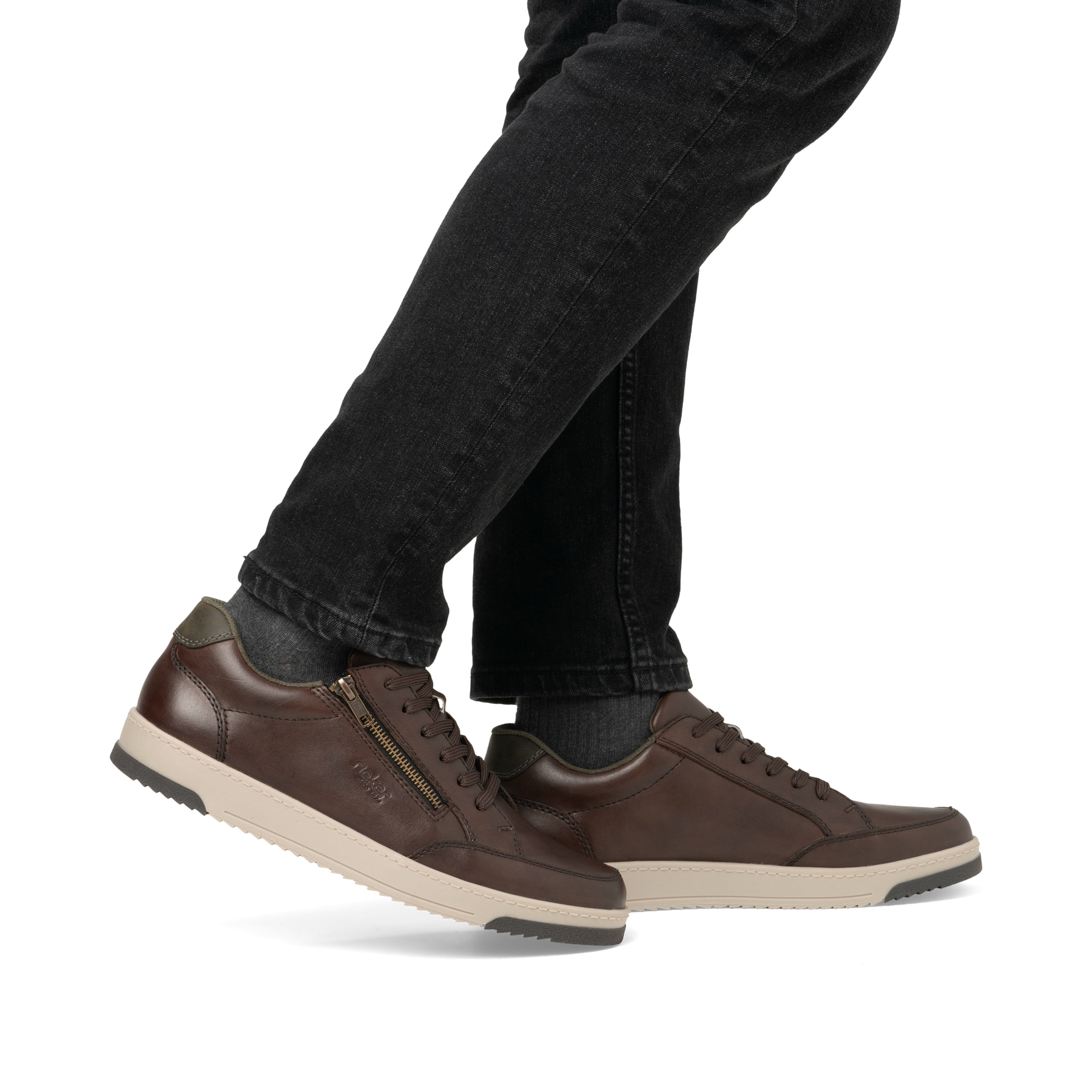 Rieker heren 03092 slippers, bruin, 41 EU