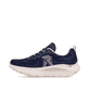 Blaue Rieker Sport Damen Sneaker Low W4401-15. Schuh Außenseite.