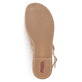 Rosane Rieker Damen Riemchensandalen 64211-31 mit einer Schnalle. Schuh Laufsohle.