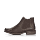 Espressobraune Rieker Damen Chelsea Boots Z4994-26 mit Reißverschluss. Schuh Außenseite
