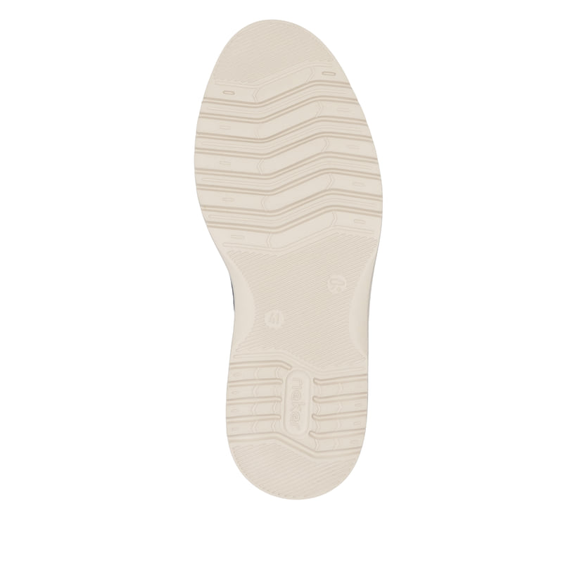 Chaussures à lacets Rieker noires pour homme 04501-00. Semelle extérieure de la chaussure.