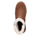 Braune Rieker Damen Kurzstiefel 74260-25 mit wasserabweisender RiekerTEX-Membran. Schuh Laufsohle.