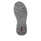 Grüne Rieker Damen Sneaker Low 48135-52 mit Reißverschluss sowie Komfortweite G. Schuh Laufsohle.