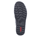 Mocassins Rieker bleus pour femmes 48951-14 avec fermeture velcro. Semelle extérieure de la chaussure.