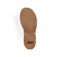 Beige Rieker Damen Riemchensandalen 62809-60 mit Schmuckelementen sowie Gummizug. Schuh Laufsohle.