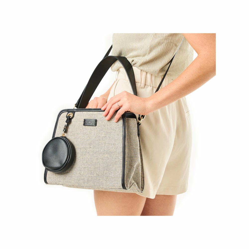 Rieker Handtasche H1009-90 in Multi mit kleiner Tasche als Anhänger und Reißverschluss. Getragen.