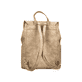 Rieker Damen Rucksack H1603-62 in Beige aus Kunstleder mit Reißverschluss. Rucksack Rückseite.