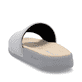 Graue Rieker Herren Pantoletten U3250-40 mit ultraleichter und dämpfender Sohle. Schuh von hinten.
