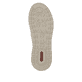 Beige Rieker Damen Slipper N1455-62 mit easy Hineinschlüpf-Möglichkeit. Schuh Laufsohle.