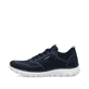 Blaue Rieker Herren Sneaker Low B6600-14 mit Schnürung sowie Komfortweite G 1/2. Schuh Außenseite.