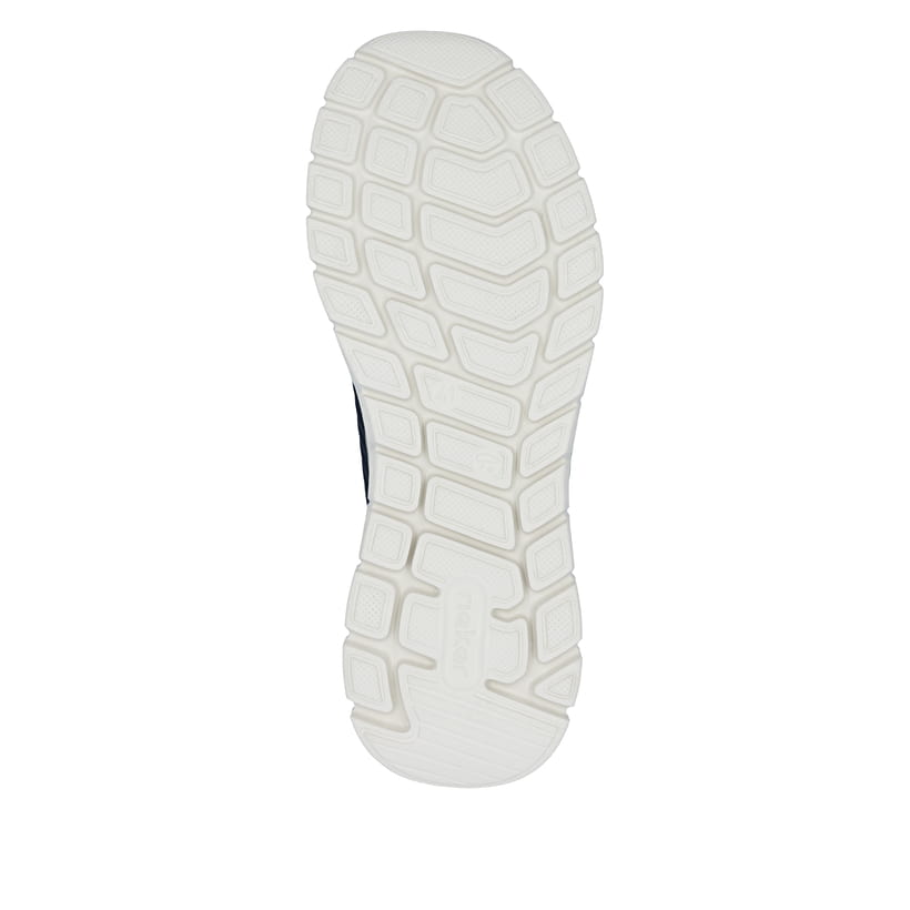 Mocassins Rieker bleus pour homme B6659-15 avec fonction easy in Ready2GO. Semelle extérieure de la chaussure.