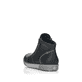 
Tiefschwarze Rieker Damen Kurzstiefel L1260-00 mit einer robusten Profilsohle. Schuh von hinten