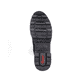 
Tiefschwarze Rieker Damen Hochschaftstiefel 76890-00 mit einer robusten Profilsohle. Schuh Laufsohle