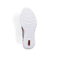 Grüne Rieker Damen Slipper N4245-54 mit einem Gummizug. Schuh Laufsohle.