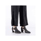 Escarpins Rieker noirs pour femme 41052-00 avec bande élastique. Chaussure au pied.
