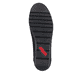 Dunkelbraune Rieker Ballerinas L5362-25 mit Deko-Schnalle. Schuh Laufsohle.