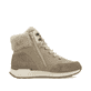Beige Rieker Damen Schnürstiefel W0670-20 mit griffiger und leichter Sohle. Schuh Innenseite.