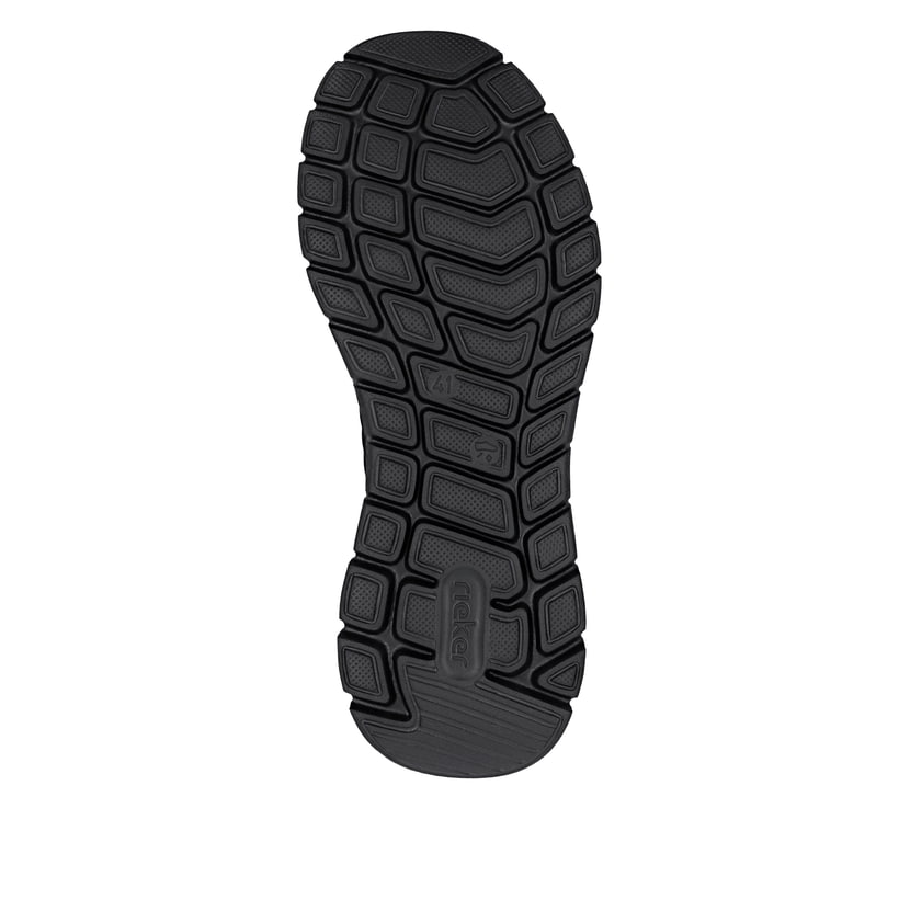 Mocassins Rieker noirs pour homme B6659-01 avec fonction easy in Ready2GO. Semelle extérieure de la chaussure.