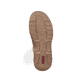 Dunkelgrüne Rieker Damen Schnürstiefel 72322-54 mit einem Reißverschluss. Schuh Laufsohle.