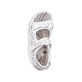 Mehrfarbige Rieker Damen Trekkingsandalen 68872-90 mit einem Klettverschluss. Schuh von oben.