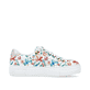 Mehrfarbige Rieker Damen Sneaker Low N4940-90 mit einem Reißverschluss. Schuh Innenseite.