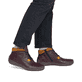 Bottines Rieker rouges pour femmes 52544-30 avec détails colorés. Chaussure au pied.