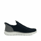 Blaue Rieker Herren Slipper B6659-15 mit Ready2GO easy in Feature sowie Gummizug. Schuh Innenseite.