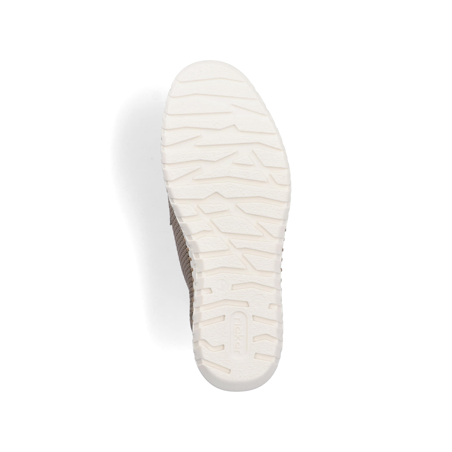 Beige Rieker Herren Slipper B2953-64 mit einem Gummizug sowie Komfortweite G 1/2. Schuh Laufsohle.