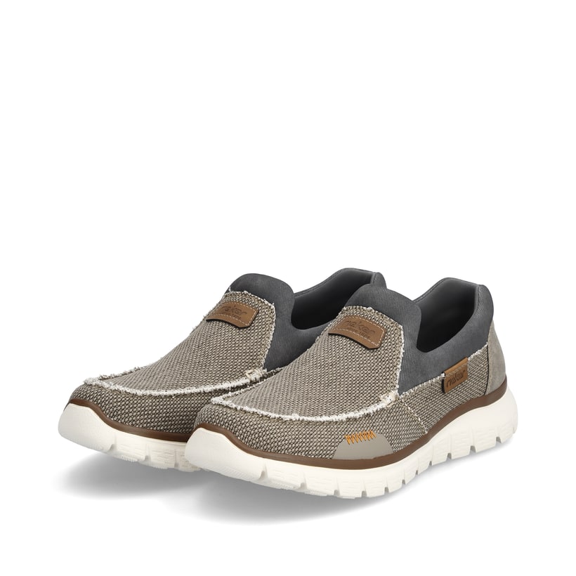 Rieker Scarpa Bassa Slip-on Uomo Extra Larga 41 EU Marrone