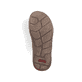 
Kastanienbraune Rieker Herren Pantoletten 22080-24 mit einer leichten Sohle. Schuh Laufsohle