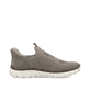 Beige Rieker Herren Slipper B6659-64 mit Ready2GO Slip-in Feature sowie Gummizug. Schuh Innenseite.