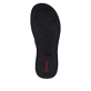 Graue Rieker Ballerinas 46352-45 aus Glattleder mit praktischer easy in Funktion. Schuh Laufsohle.
